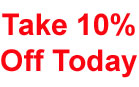 10% off today only