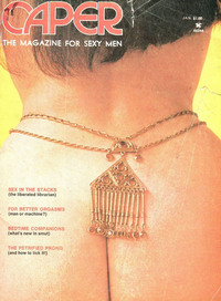 Caper January 1973 magazine back issue cover