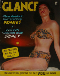 Glance January 1952 magazine back issue cover