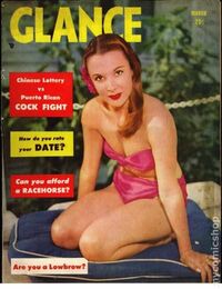 Glance March 1952 magazine back issue cover