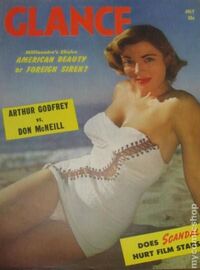 Glance July 1952 magazine back issue cover