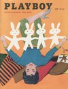 Playboy April 1955 magazine back issue cover